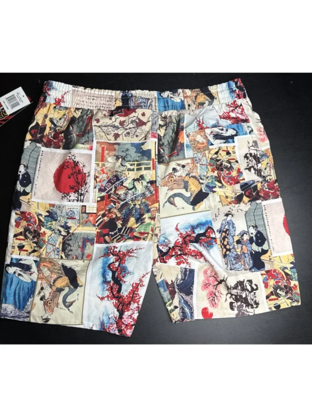 Fresh Prints Tokyo Drill Clothing Size XL Graphic Print Unlined Swim Trunk New